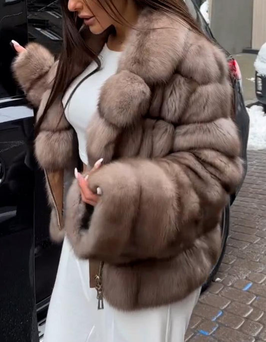 Casual Fur Short Coat