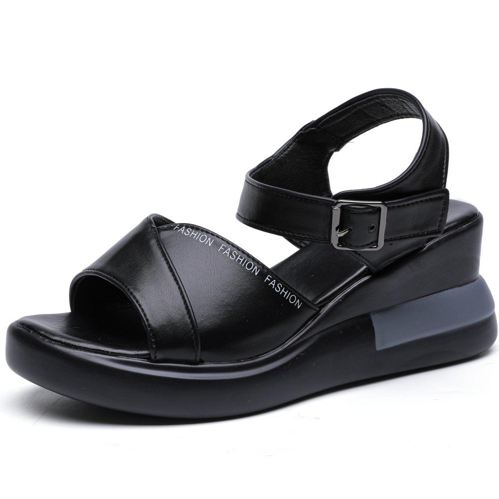 Classic Slope heel Causal Open Toe Sandals