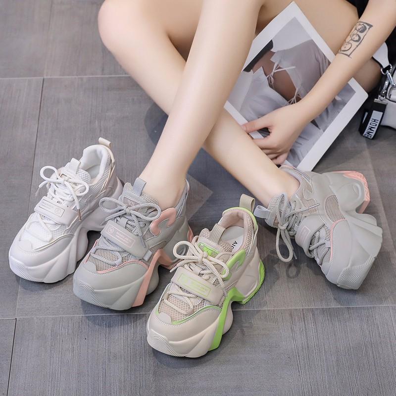 Heightening Breathable Muffin Shoes