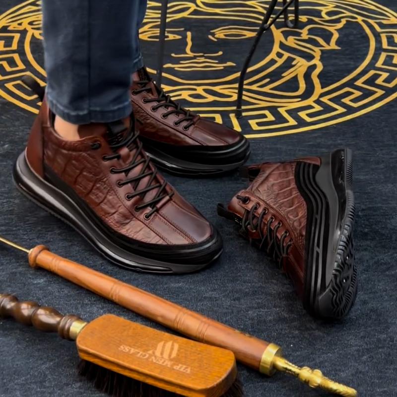 Comfy Leather Casual Sneakers