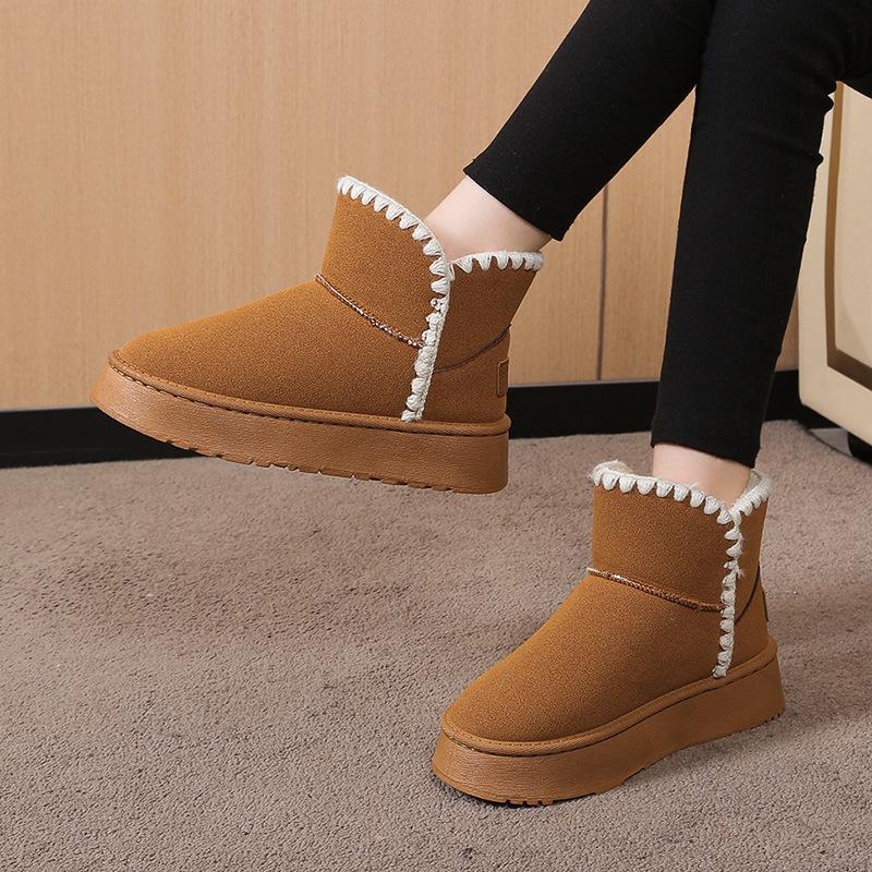 Casual Suede Non-Slip Snow Boots