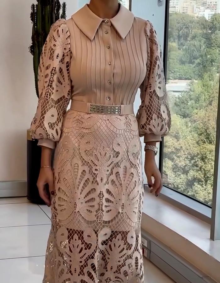 Elegant Embroidered Dress