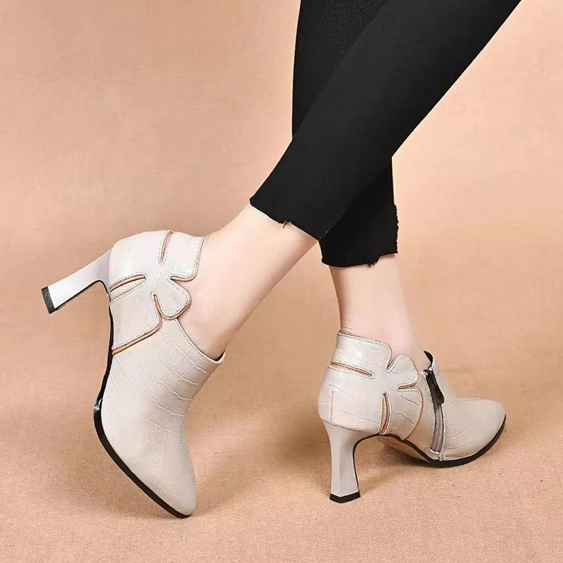Elegant Floral High Heels Shoes