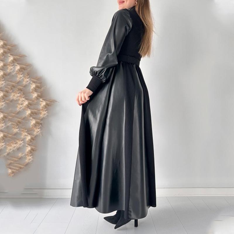 Elegant Puff Sleeve Prom Dresses【With Belt】