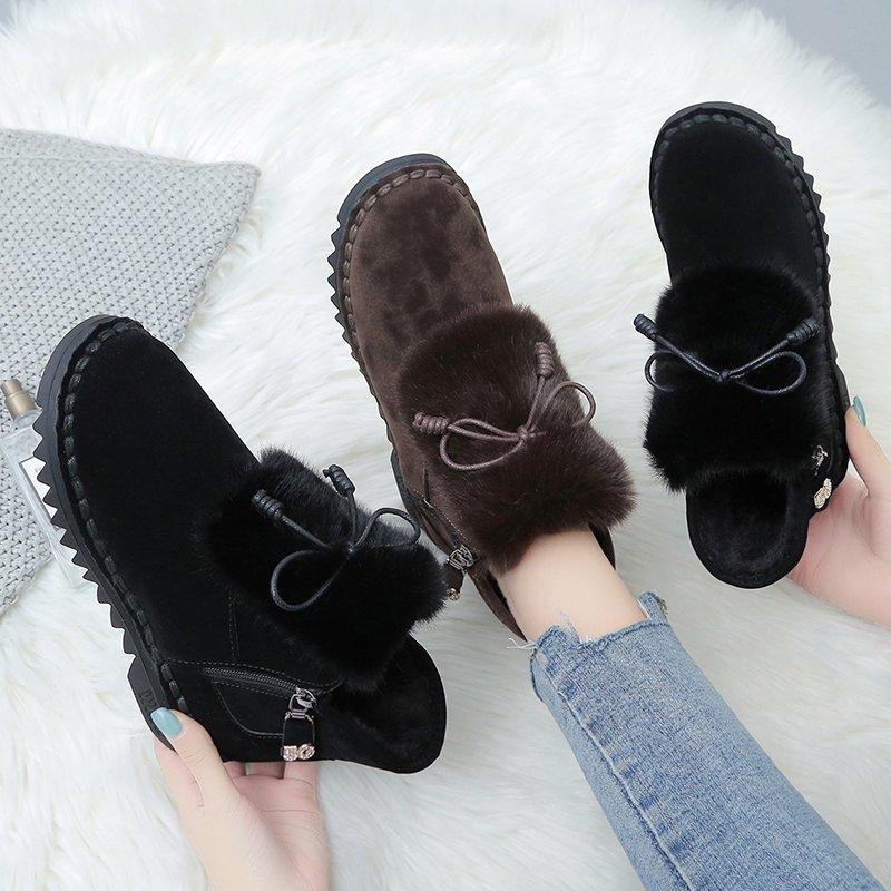 Bow Soft-Sole Snow Boots