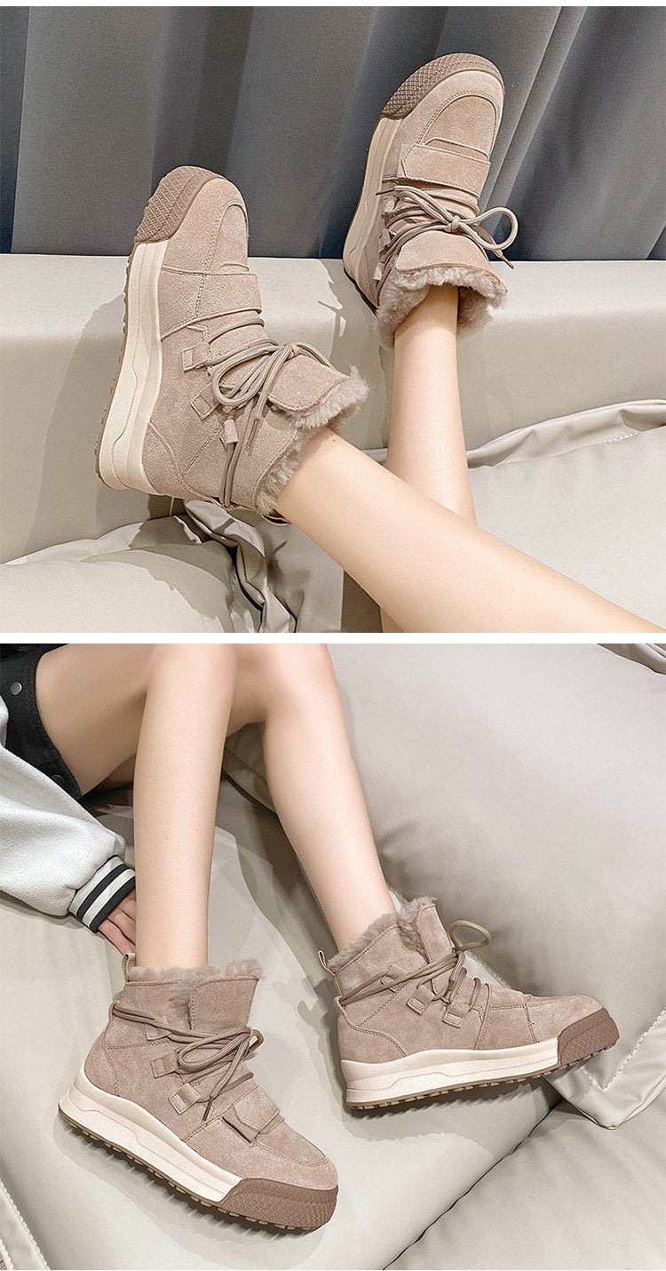 Outside Retro Warm Cotton Snow Boots