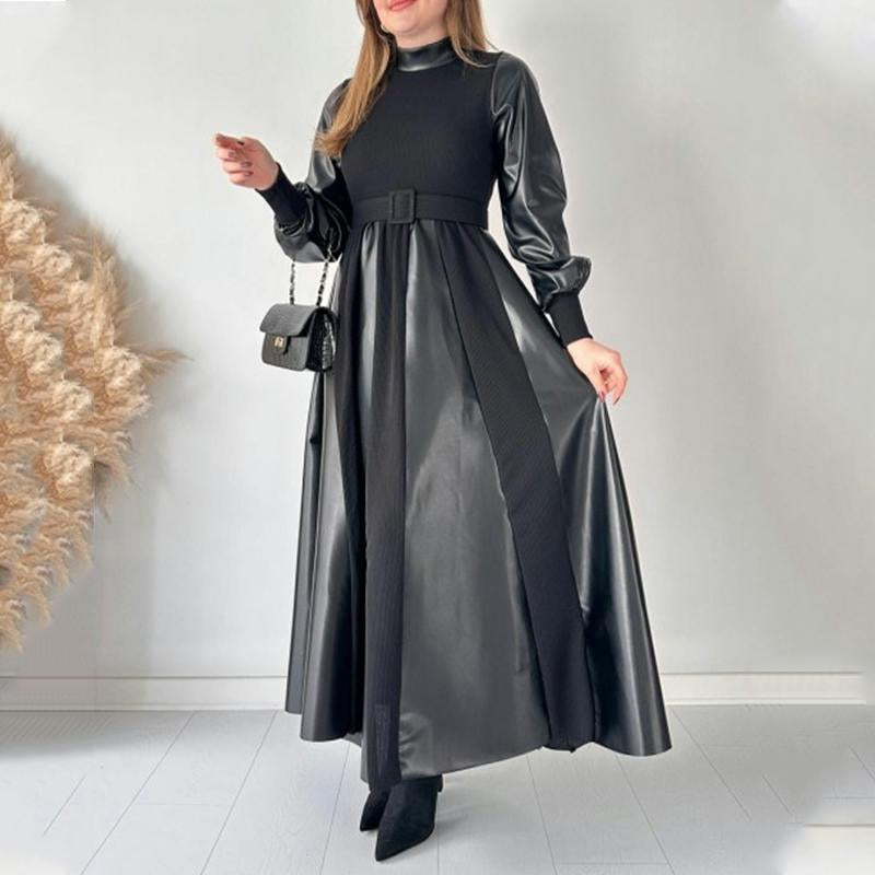 Elegant Puff Sleeve Prom Dresses【With Belt】