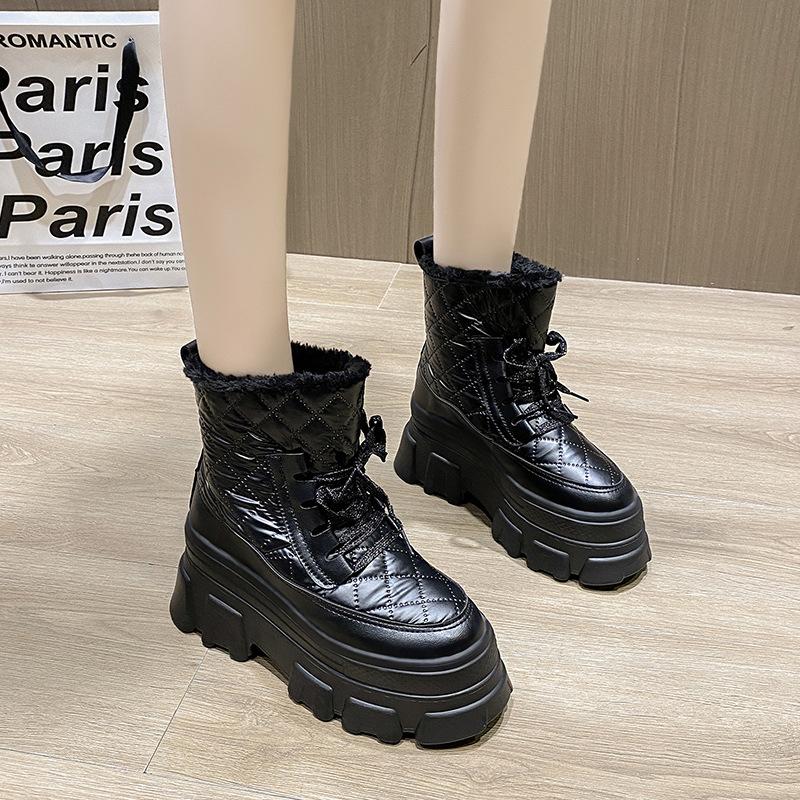Waterproof Thick-Sole Platform Snow Boots