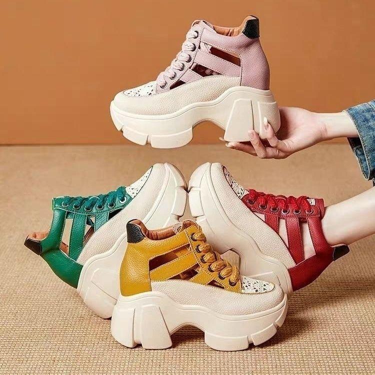 Hollow Casual Chunky Shoes