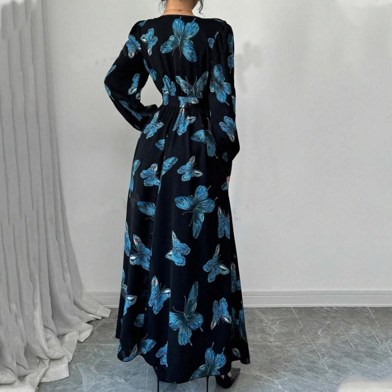 Butterfly Print Dress