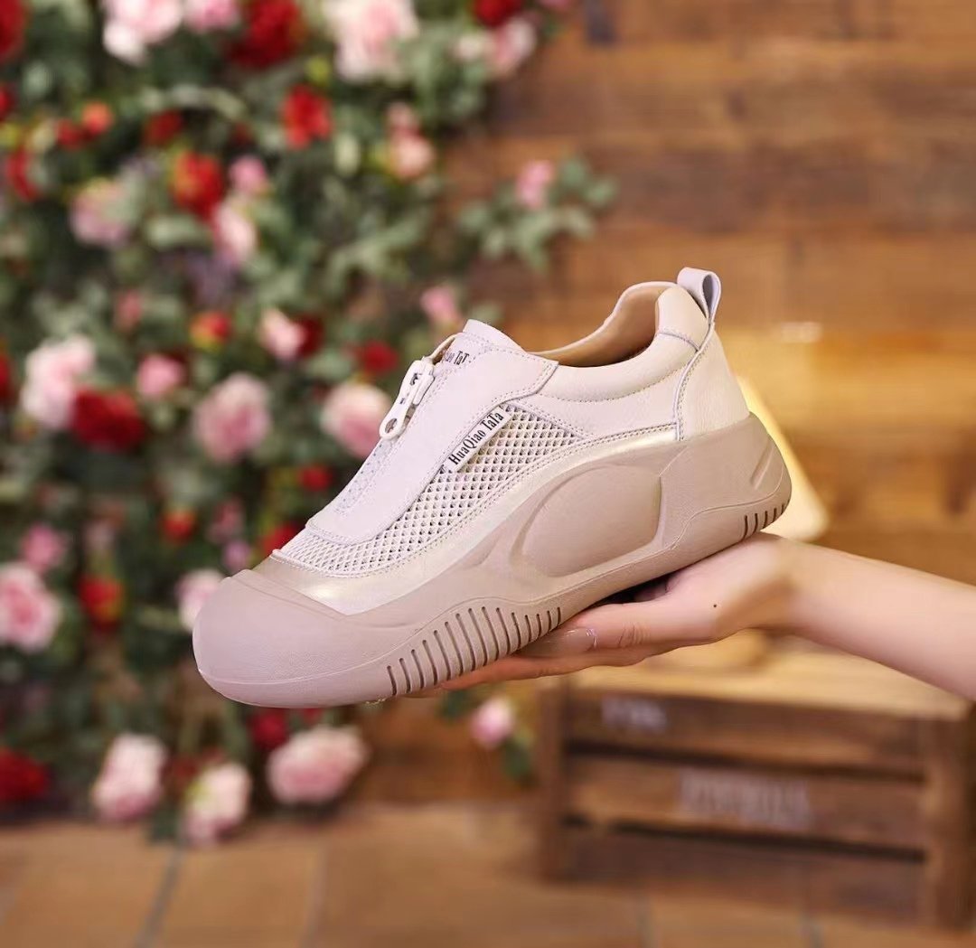 Soft Walking Zipper Shoes