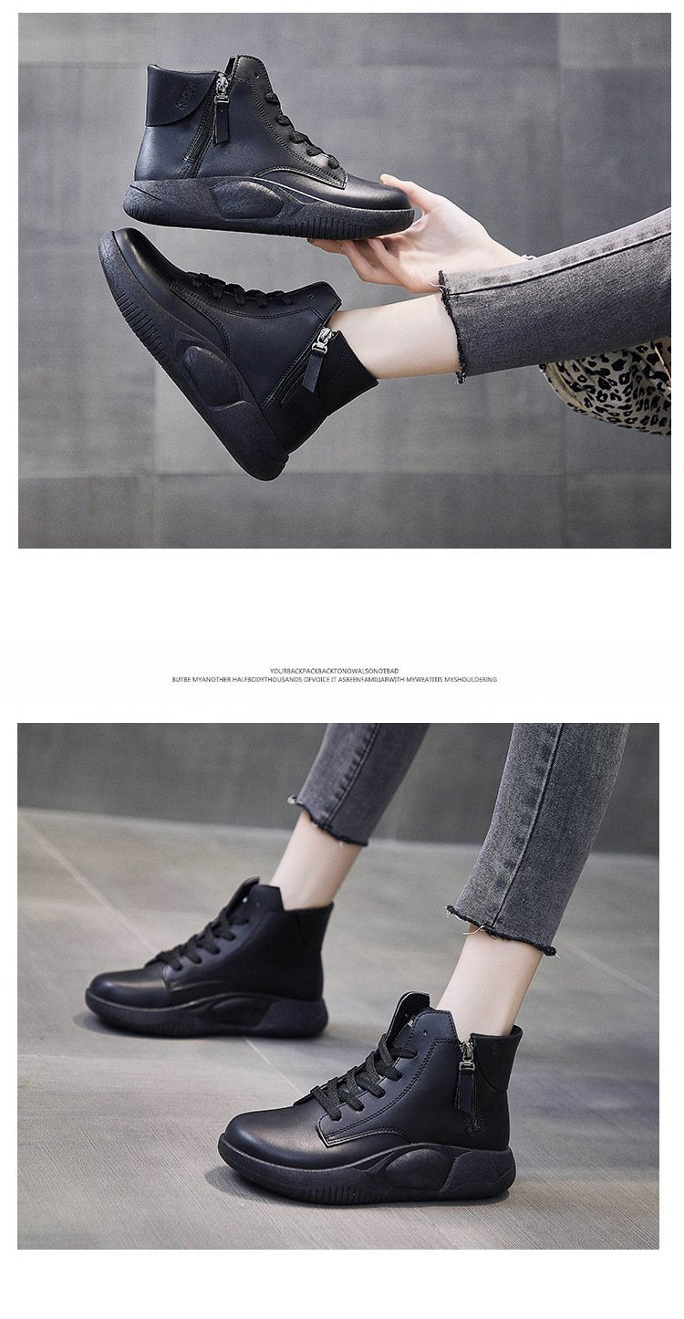 Personality Side Zip Sports Boots