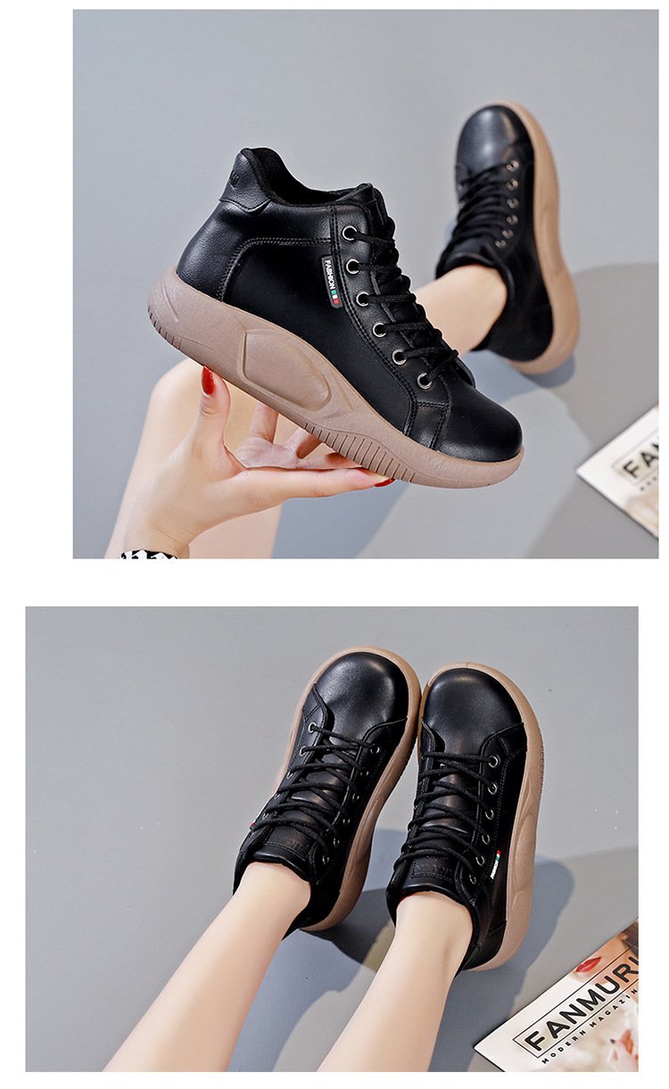 Outdoor Muffin Leather Sport Shoes