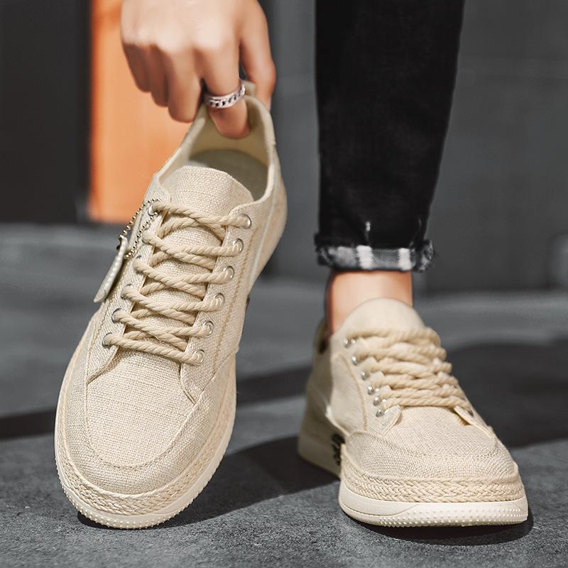 Round Toe Flat Cloth Breathable Shoes