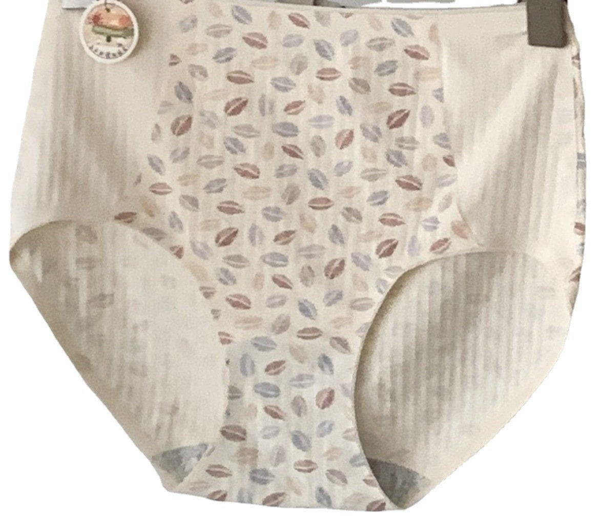 Flower Ribbing Antibacterial Gynecological Panties