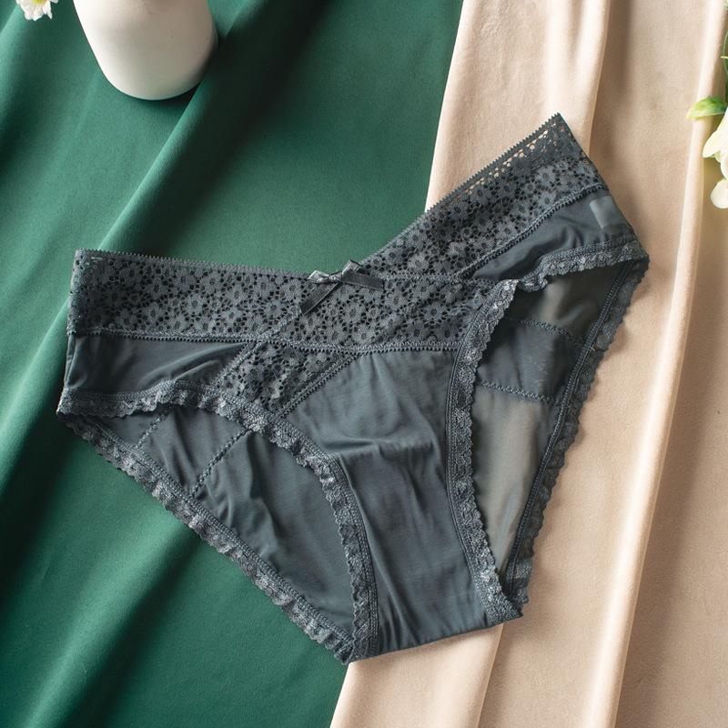 Transparent Mesh Lace Breathable Gynecological Panties