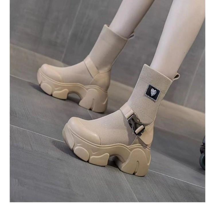 Knitted Stretch Comfortable Boots