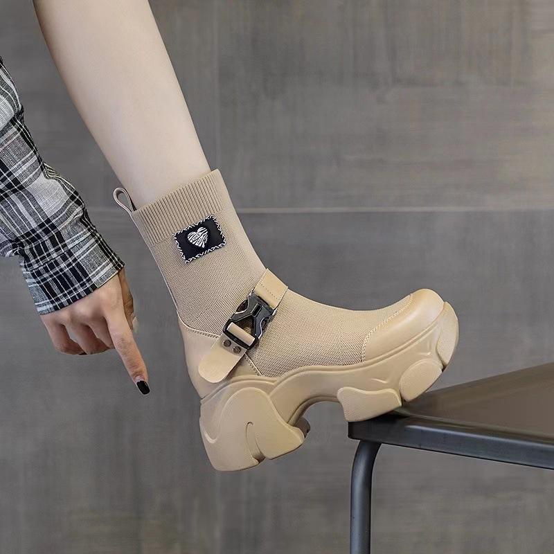 Knitted Stretch Comfortable Boots