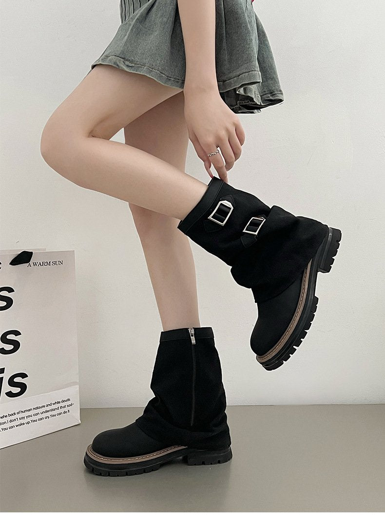 Vintage Heightening Martin Boots