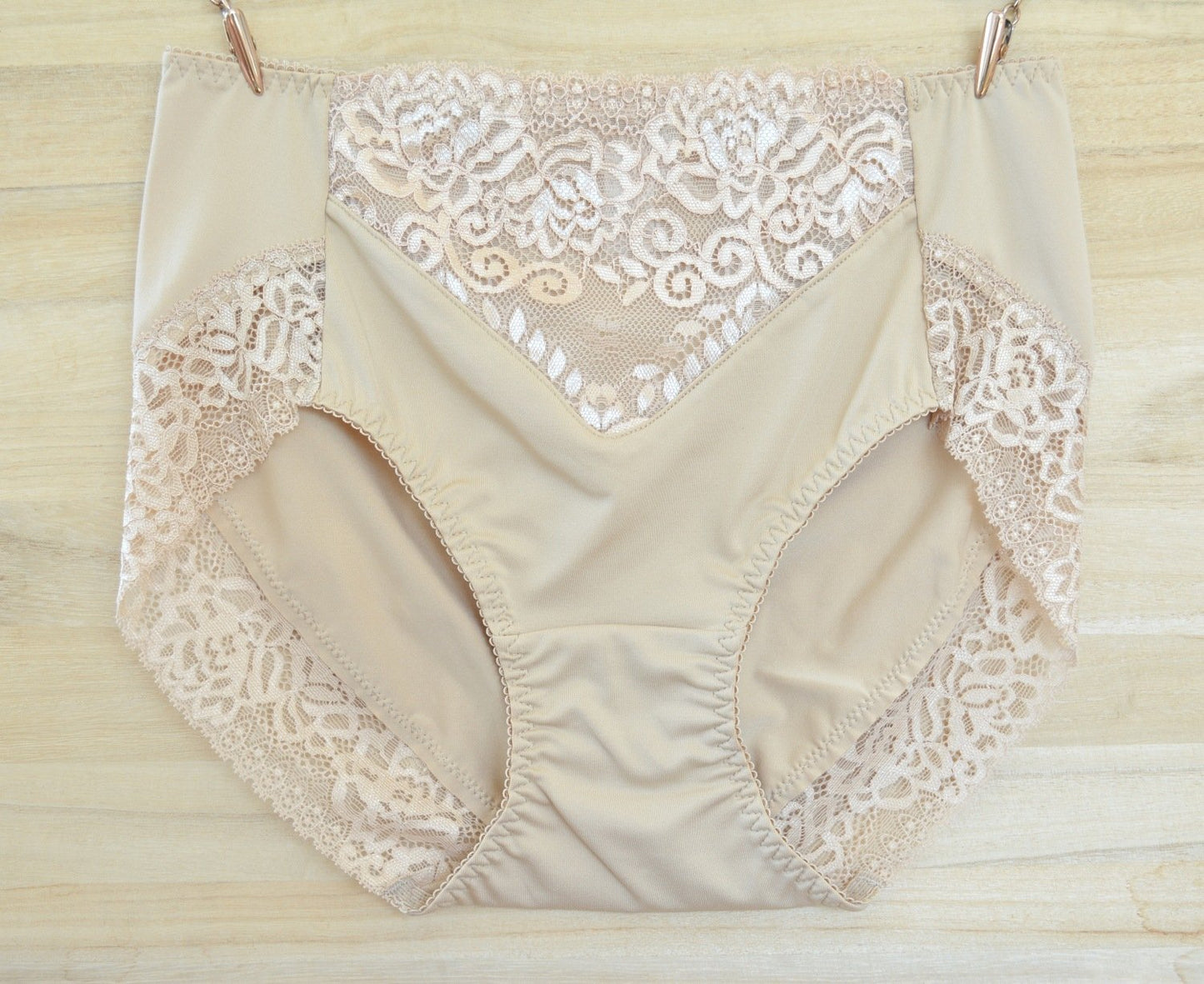 Stretch Milk Silk Lace Gynecological Panties