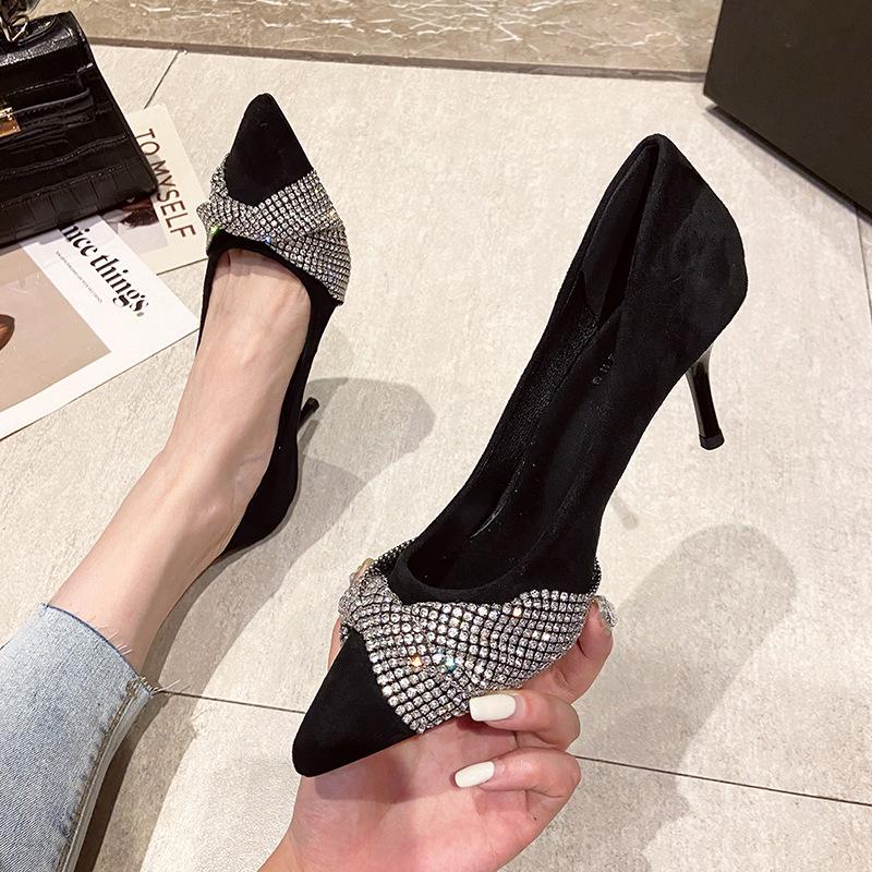 Suede Banquet High Heels Shoes