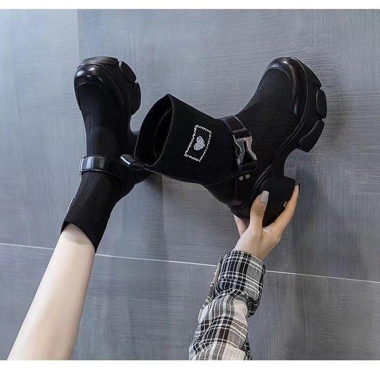 Knitted Stretch Comfortable Boots