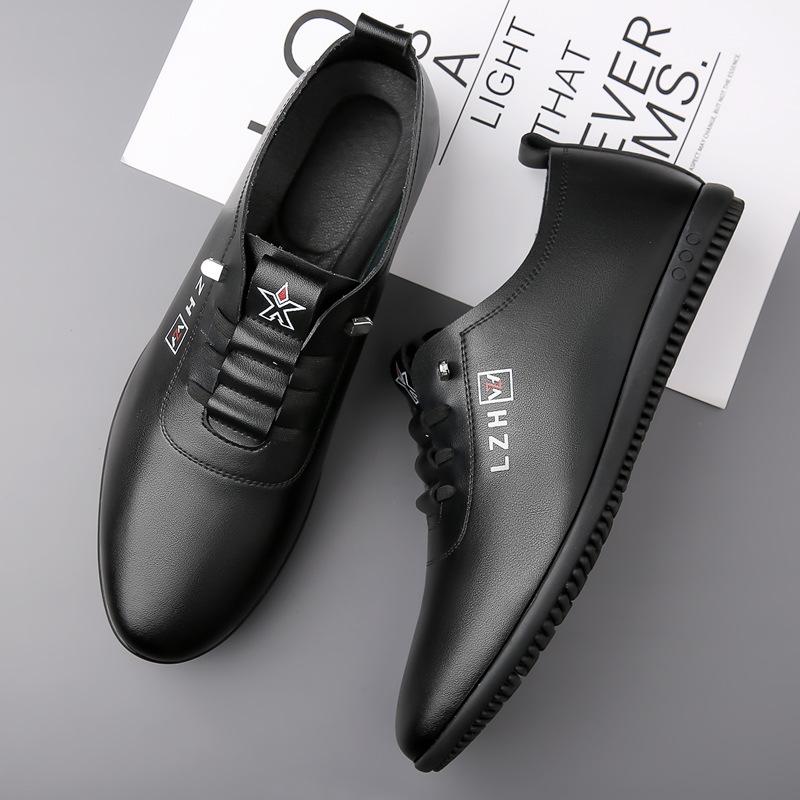 Leather Lightweight Soft-Soled Shoes