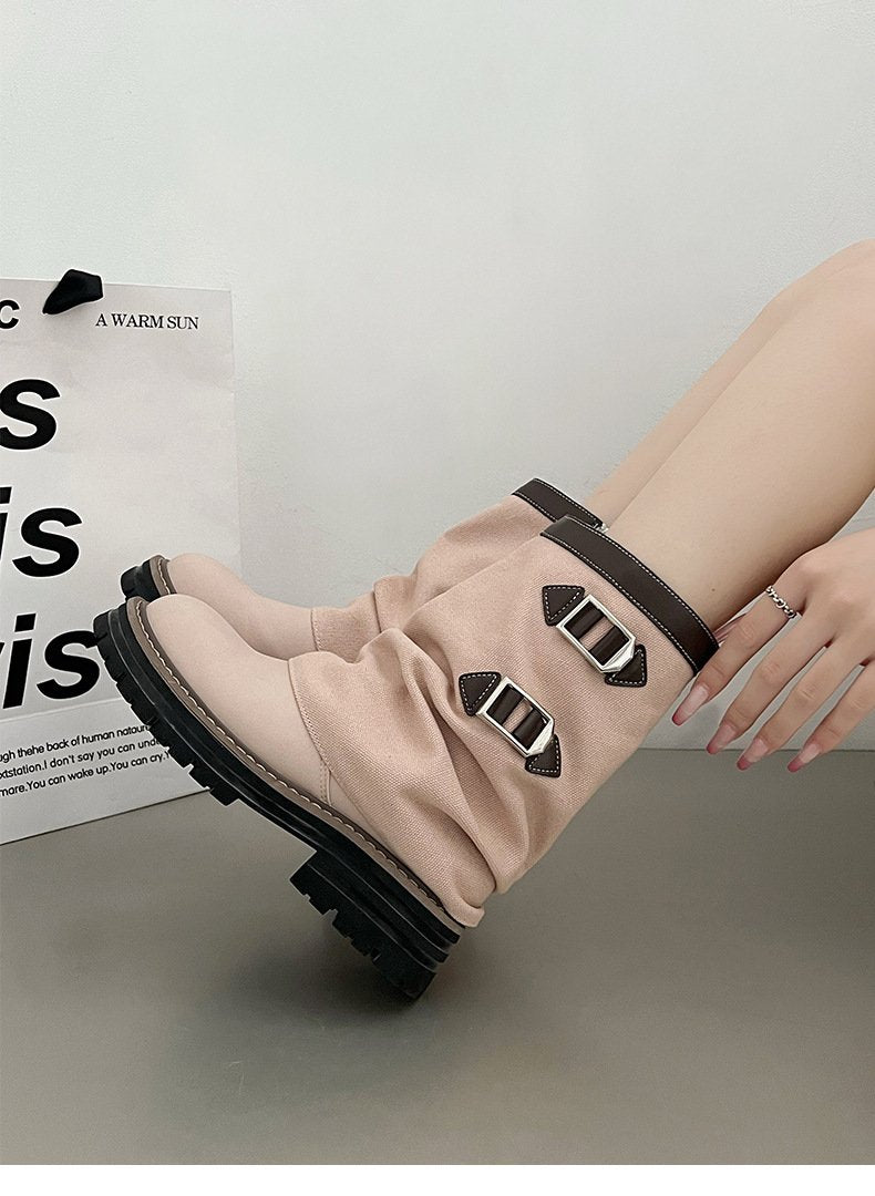 Vintage Heightening Martin Boots