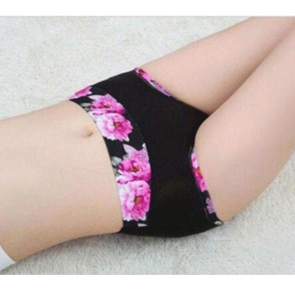 Flower Antibacterial Cotton Gynecological Panties