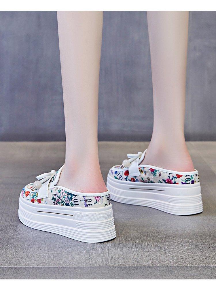 Flower Casual Walking Slippers