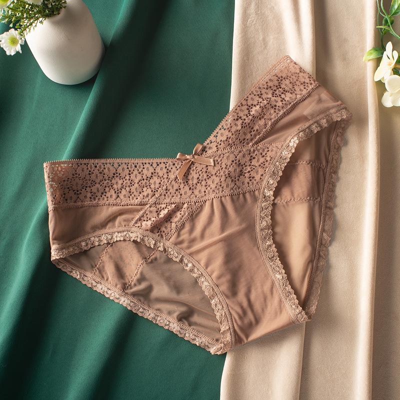 Transparent Mesh Lace Breathable Gynecological Panties