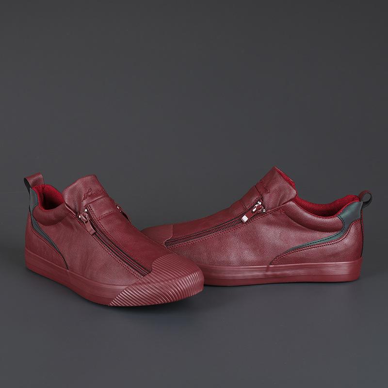 Double Zipper Casual Versatile Shoes