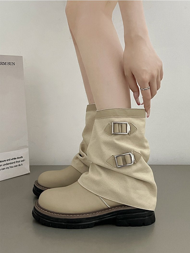 Vintage Heightening Martin Boots