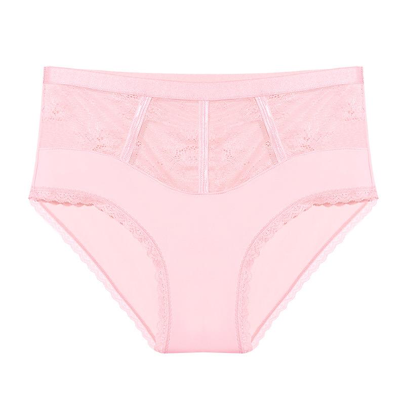 High Waist Bikini Ice Silk Lace Gynecological Panties