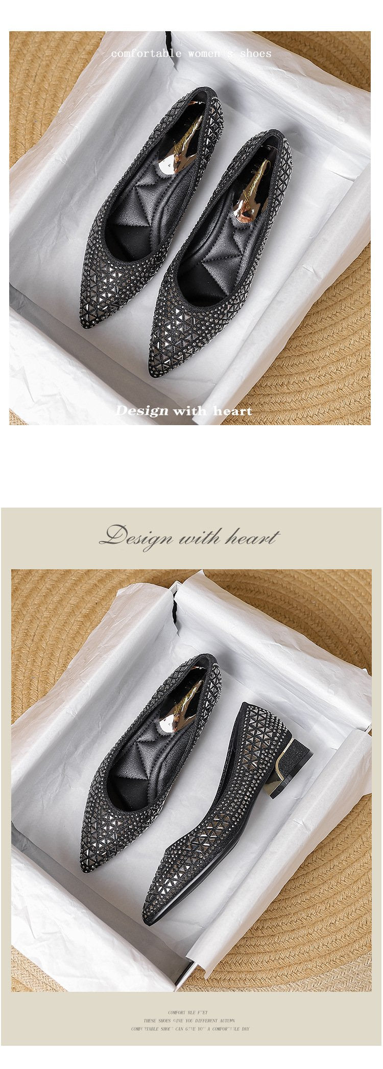 Glitter Crystal Sequin Shoes