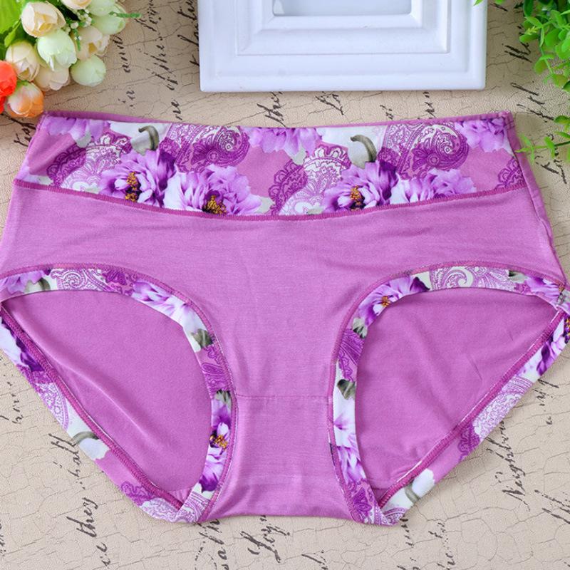 Flower Antibacterial Cotton Gynecological Panties