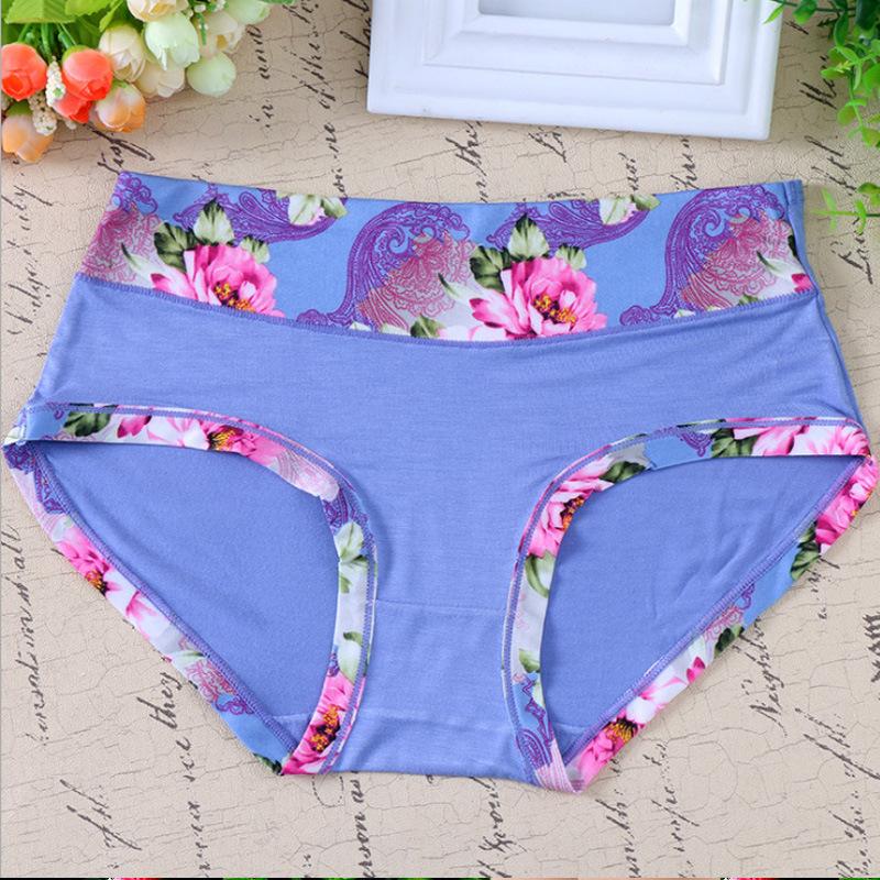 Flower Antibacterial Cotton Gynecological Panties