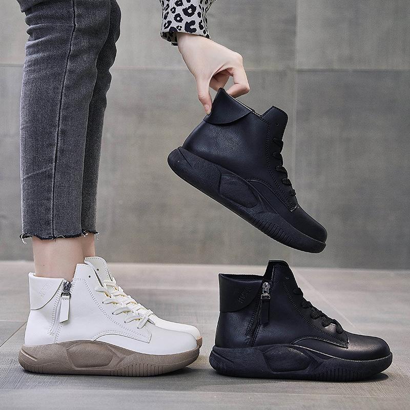 Personality Side Zip Sports Boots