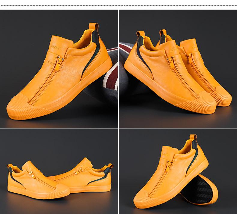 Double Zipper Casual Versatile Shoes