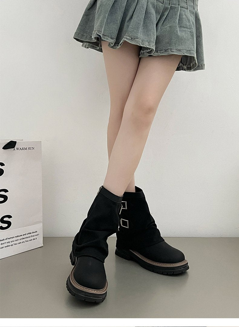 Vintage Heightening Martin Boots