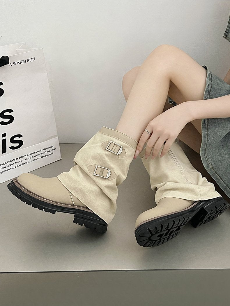 Vintage Heightening Martin Boots