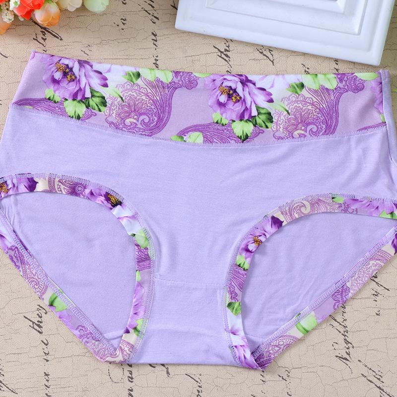 Flower Antibacterial Cotton Gynecological Panties