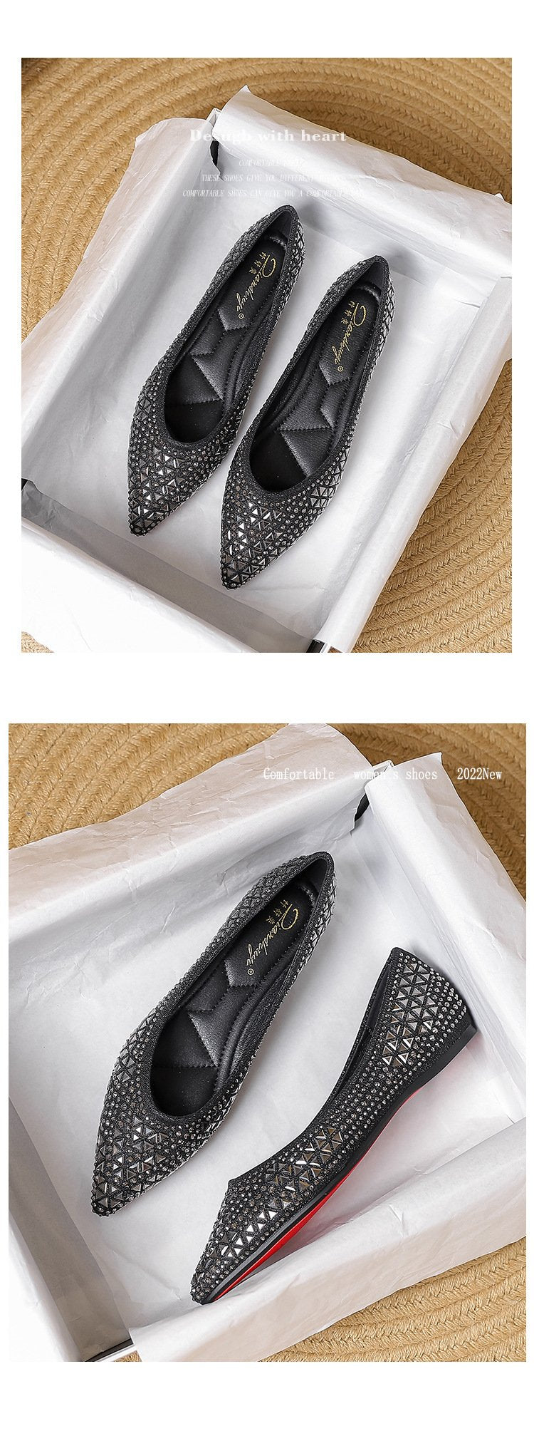 Glitter Crystal Sequin Shoes