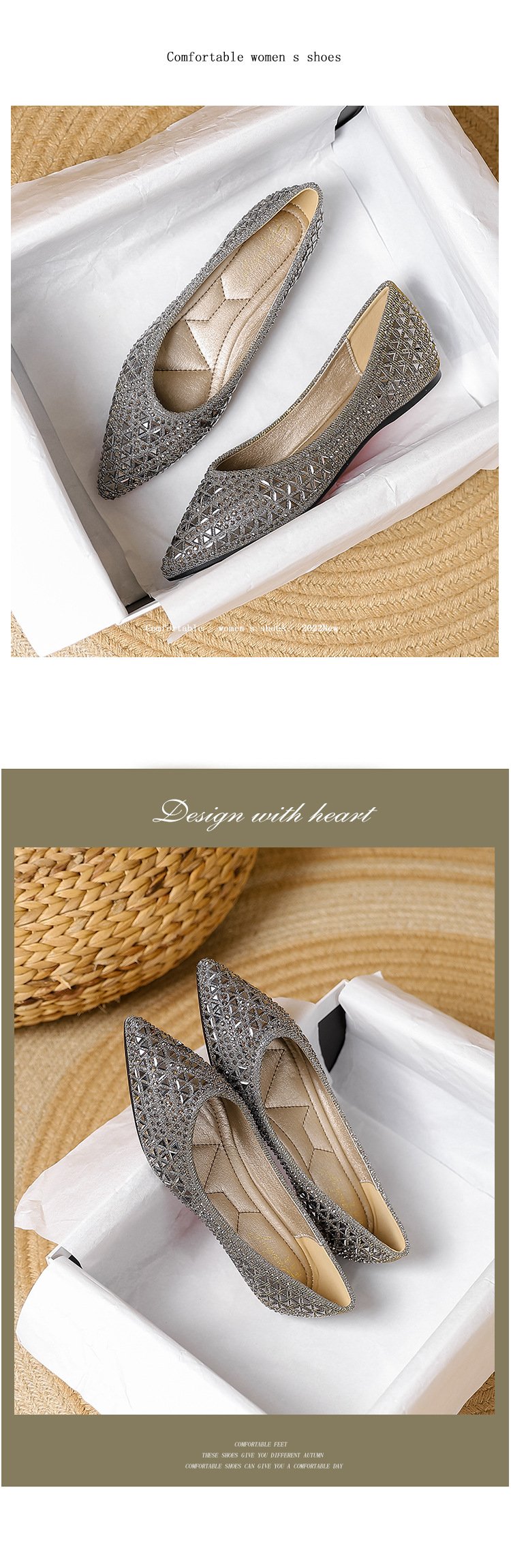 Glitter Crystal Sequin Shoes