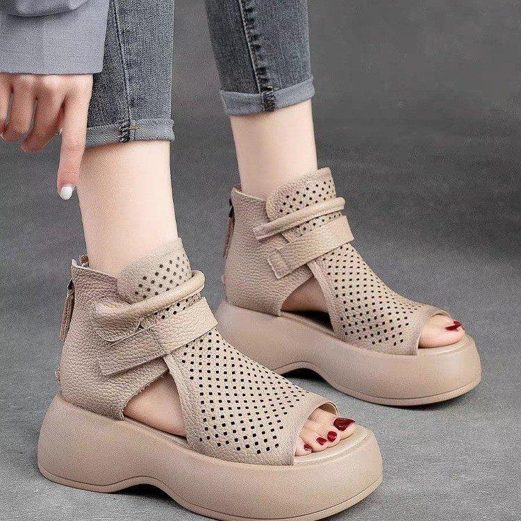 Vintage Casual High Quality Leather Sandals