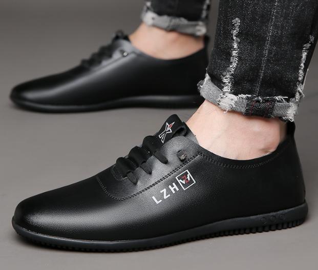 Leather Lightweight Soft-Soled Shoes