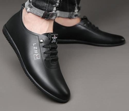 Leather Lightweight Soft-Soled Shoes
