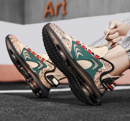 Men's Air-Cushioned Flying Woven Sports Shoes