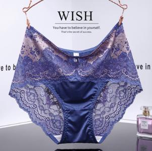 Lace Embroidery Silk Breathable Gynecological Panties