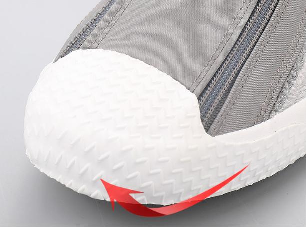 Sheer Zipper Breathable Canvas Shoes